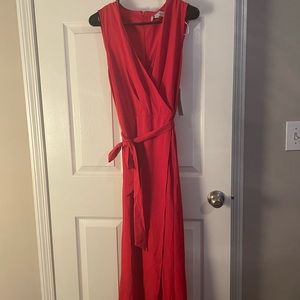 Red jumpsuit